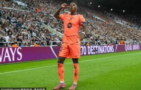 欧冠-拉什福德世界波+梅开二度 巴萨2-1客胜纽卡斯尔